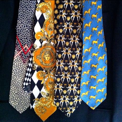 versace tie with suit|Versace tie vintage.